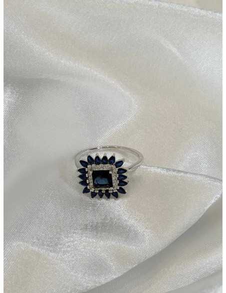 The Midnight Bloom Ring