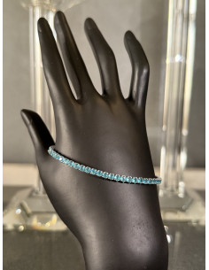Sky Blue Tennis Bracelet