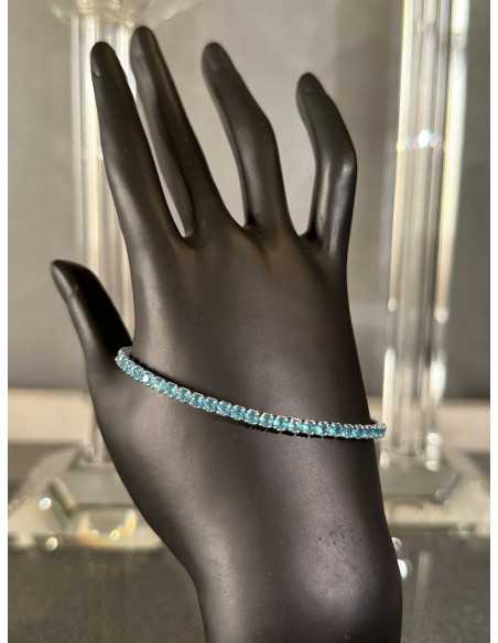 Sky Blue Tennis Bracelet