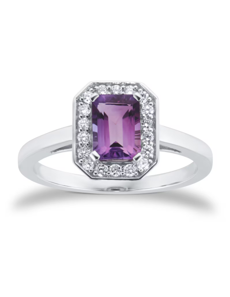 Silver Elegant Baguette Ring
