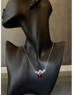 The Crimson Cadence Necklace