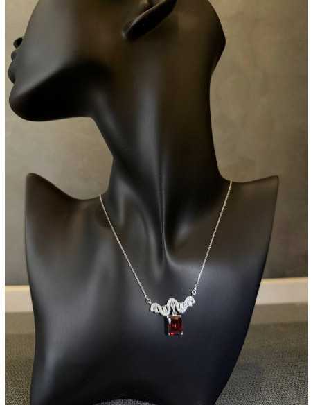 The Crimson Cadence Necklace